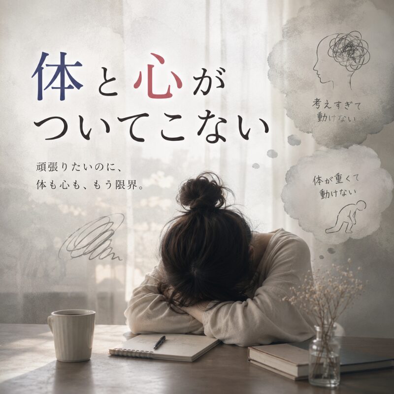 体と心がついてこない